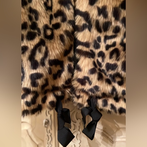 Rebecca Minkoff Teddy Jacket, Leopard Print faux fur - Picture 3 of 6